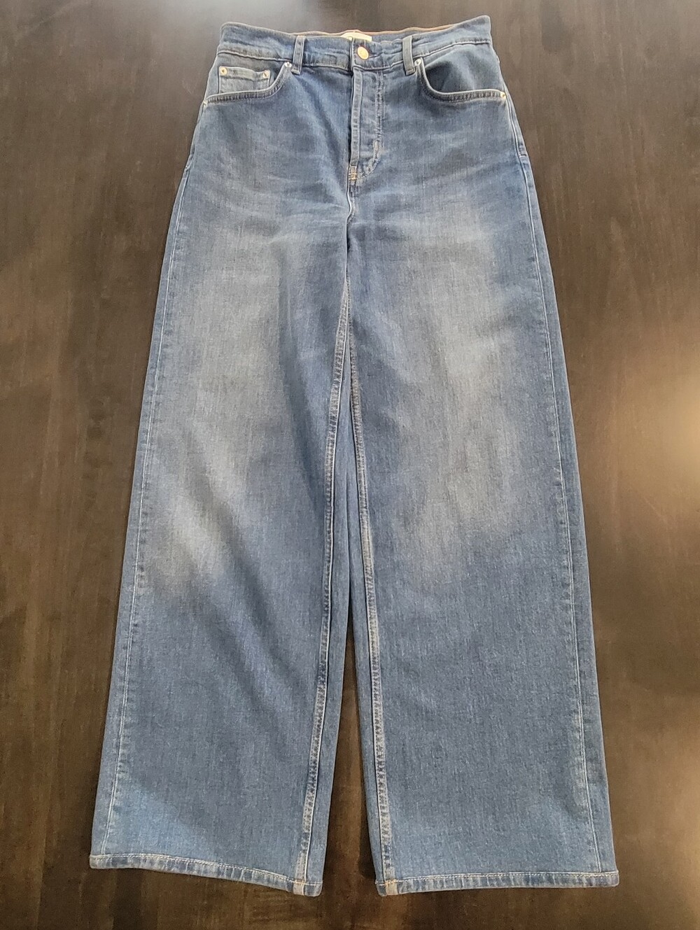 Rails Getty Wide Leg Size 28 color Tidal Wave (altered to 30" inseam)